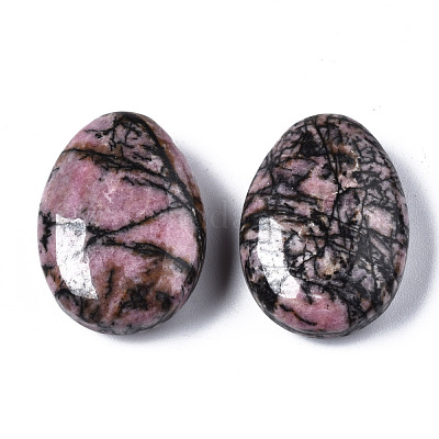 Природные подвески родонит&nbsp;G-N0326-74E-1