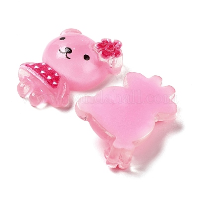 Кабошоны из полупрозрачной смолы CRES-D018-04A-1