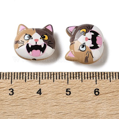 Бусины из сплава краски для выпечки FIND-H059-02B-1