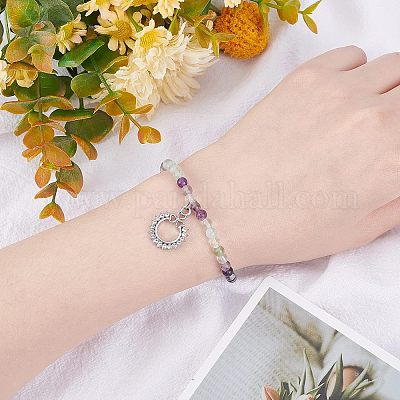 200 шт. нити бусин из натурального флюорита G-OC0002-69A-1