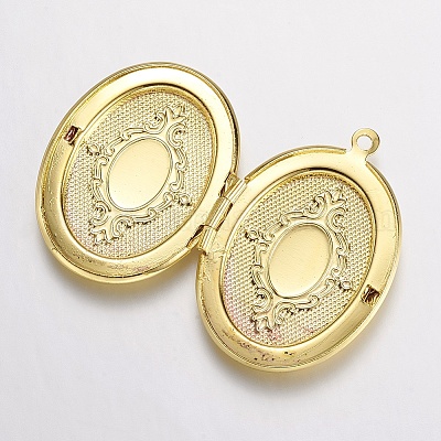 Подвески латуни медальон&nbsp;LS-KK-N0116-054G-1