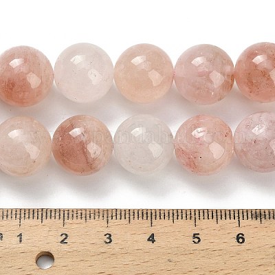 Натуральный розовый морганит бисер нитей G-H335-B01-14mm-1