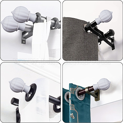 Пластиковые головки для карнизов FIND-WH0021-32B-1