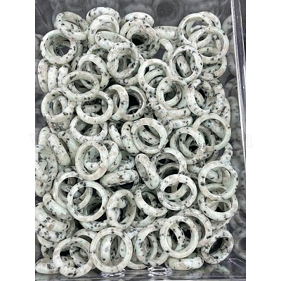 Кольца на палец из натурального кунжута и яшмы WG8089A-21-1