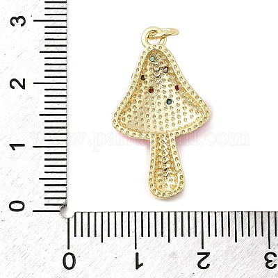 Латунные микро проложить кубического циркония подвески KK-A278-03G-03-1