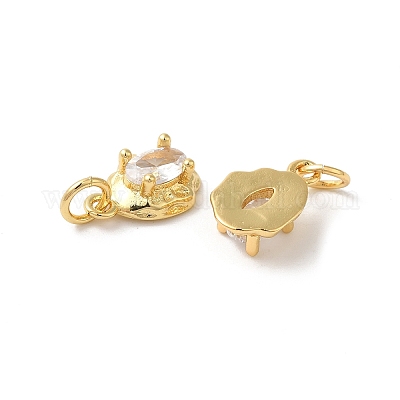 Стойки обшивки латунь кубического циркония подвески KK-Z056-08G-02-1