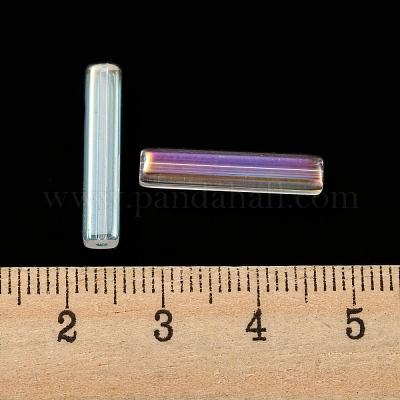 Гальванические стеклянные бусины GLAA-D024-01E-1