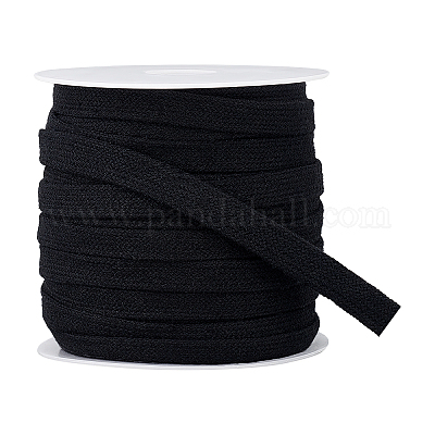 27 Yards Grey Flat Replacement Double Layer Soft Cotton Drawstring Cord for  Garment Accessories