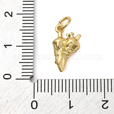 Латунные микро проложить кубического циркония подвески KK-P308-71G-1