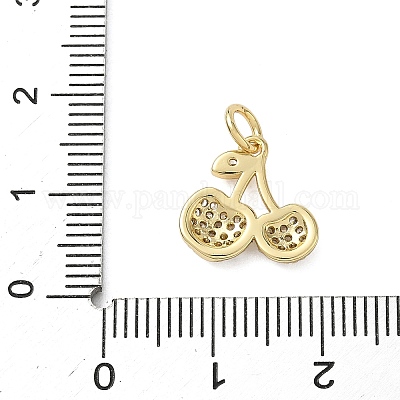 Латунные подвески из прозрачного кубического циркония KK-A273-31G-1