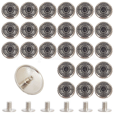 18 комплект заклепок из сплава и имитации бирюзы FIND-CA0008-72A-1