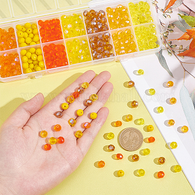 7 нити 7 стилей гальванизированные прозрачные и непрозрачные однотонные стеклянные бусины EGLA-HY0001-03A-1