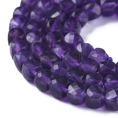 Natürlichen Amethyst Perlen Stränge&nbsp;G-E560-A17-1