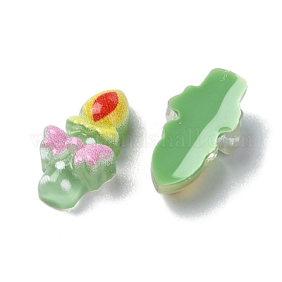 Красочная рождественская серия кабошонов из смолы CRES-Q006-02K-1