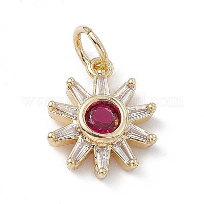 Стойки обшивки латунь микро проложить Циркон подвеску KK-G451-01G-1