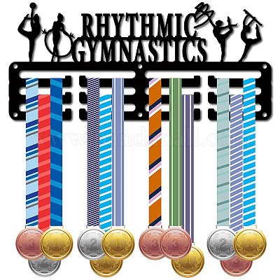 Спортивная тема железная вешалка для медалей настенная стойка для дисплея ODIS-WH0055-078-1