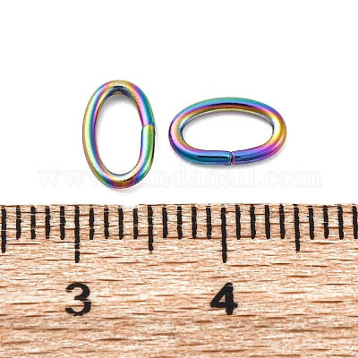 Ионное покрытие (ip) 304 нержавеющая сталь открытые соединительные кольца STAS-F221-40MC-G-1