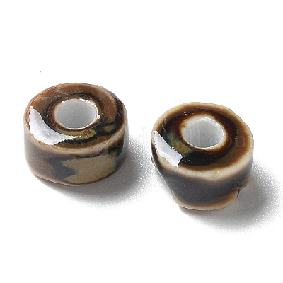 Фарфоровые бусины ручной работы PORC-L080-C23-1