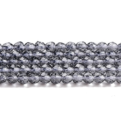 Прозрачный градиент цвета стеклянные бусины пряди GLAA-G101-2mm-12-1