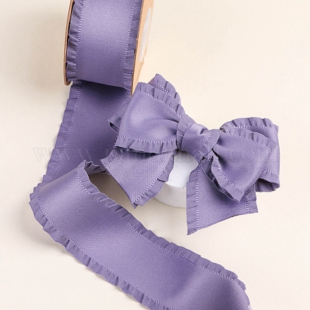 10 Yard gerüschte Bänder aus Polyester&nbsp;PW-WG29113-12-1