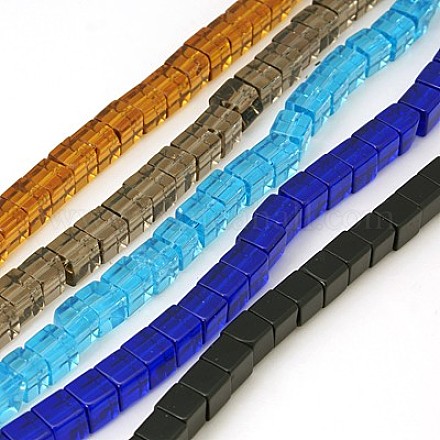 Glass Beads Strands GC830Y-1
