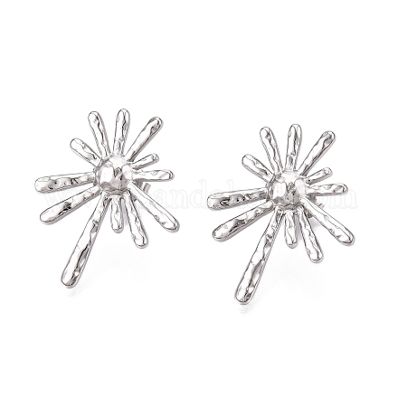 Серьги-гвоздики из нержавеющей стали 304 EJEW-G395-30P-1