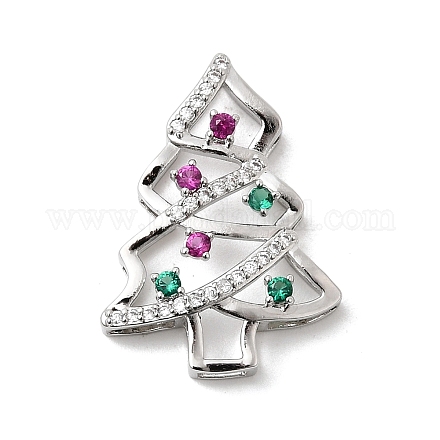 Латунные микро проложить кубического циркония подвески KK-L258-01P-B01-1