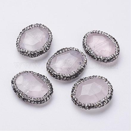 Perlas naturales de cuarzo rosa RB-P014-14-1