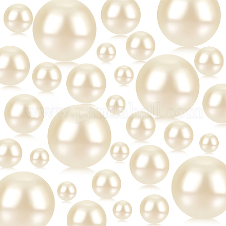 Perles d'imitation perles en plastique ABS KY-WH0001-028-1