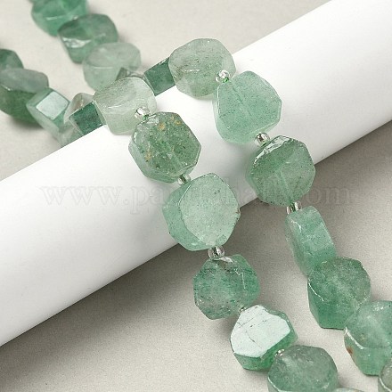 Природный зеленый бисер пряди клубники кварца G-I394-D13-1