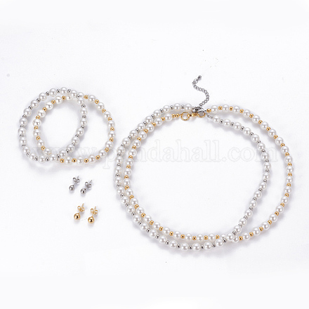 Kits de bijoux en 304 acier inoxydable SJEW-G073-08-8mm-1