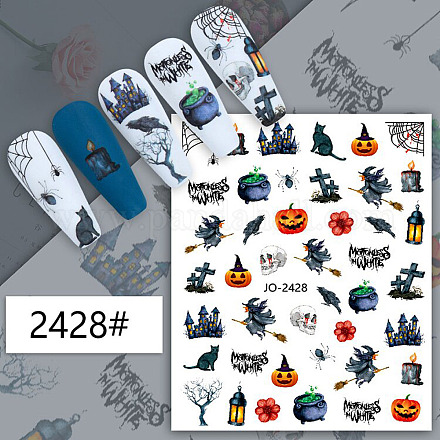 Autocollants nail art sur le thème d'halloween MRMJ-N033-2428-1