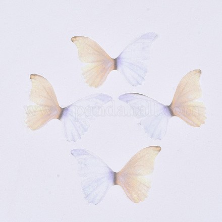Two Tone Polyester Fabric Wings Crafts Decoration FIND-S322-011B-01-1