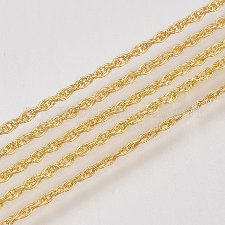 Cadenas de cuerda de hierro cubiertas de latón CH-S125-07A-G-1