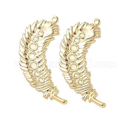 Латунные подвески кабошоны оправы KK-H083-05G-1