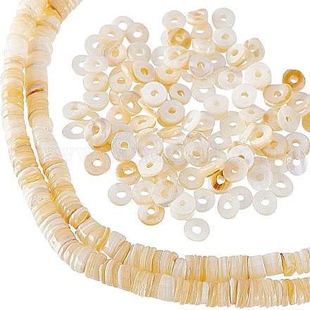 Nbeads 2 brins brins de perles de coquillage SSHEL-NB0001-29-1