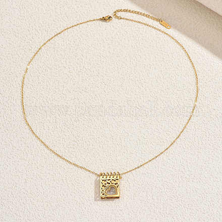 Ожерелья из нержавеющей стали с подвеской в форме сердца WV7130-1