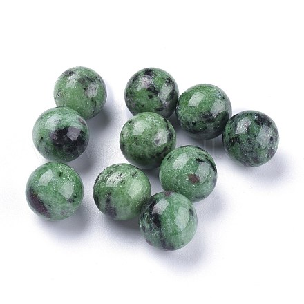 Rudy naturale in perle di zoisite X-G-L564-004-E01-1