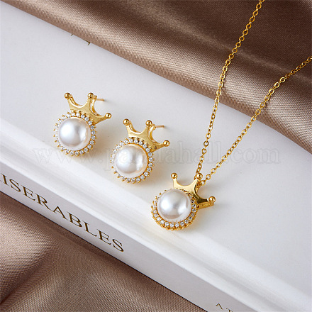 Комплект из латунных подвесок с короной FS-WG448F8-02-1