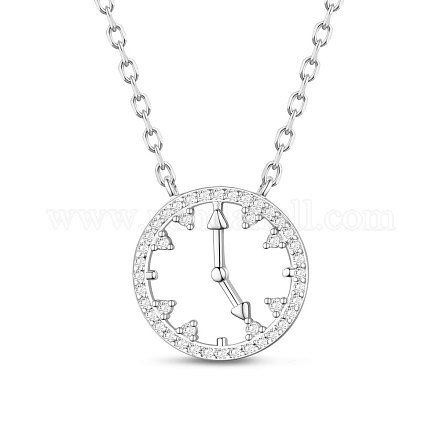 Shegrace 925 collane con pendente in argento sterling placcato rodio JN753A-1