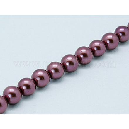 Shell Pearl Beads Strands SP8MM620-1