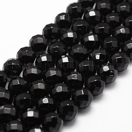 Brins de perles d'onyx noir naturel G-D840-23-8mm-1