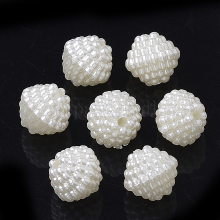 Perles acryliques de perles d'imitation OACR-T002-02-16mm-1