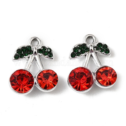 Подвески со стразами из сплава с ультрафиолетовым покрытием FIND-A054-05B-S-1