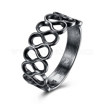 Модные старинные латунные кольца RJEW-BB24328-6-1