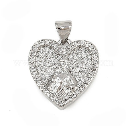 Латунные микро проложить кубического циркония подвески KK-P323-11B-P02-1