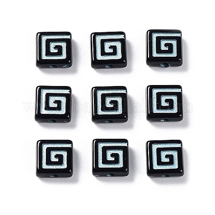 Opaque Acrylic Beads OACR-G016-13D-1
