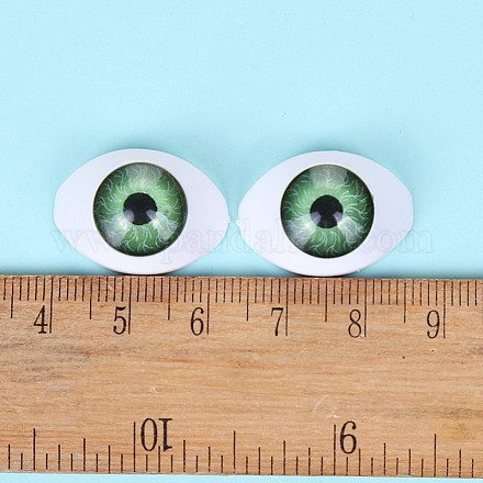 Artisanat globes oculaires de poupée en plastique DOLL-PW0004-17C-1