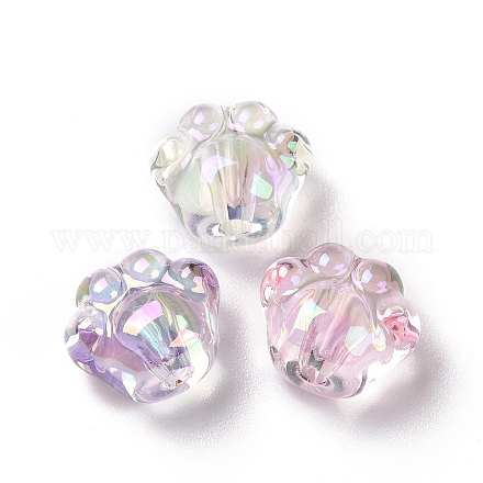 Transparent Acrylic Beads X-TACR-P004-01-1