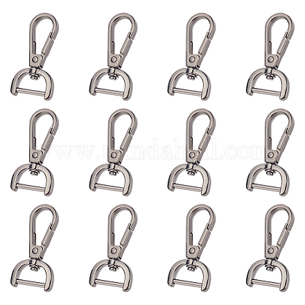 Wholesale WADORN 12pcs D Ring Swivel Lobster Claw Clasp 